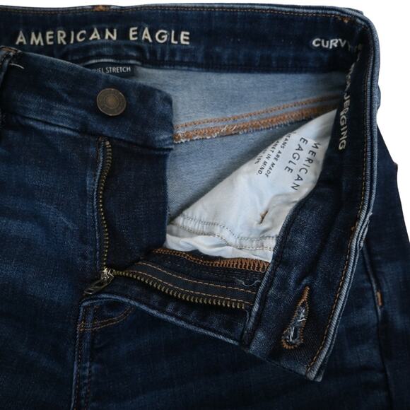 American Eagle Womens 2 Long Next Level Stretch Curvy High Rise Jegging - Picture 8 of 11